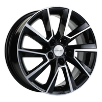 Khomen KHW1507 Black-FP 5*100 6xR15 ET38 DIA57.1