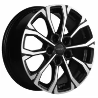 Khomen KHW1605 Black-FP 5*110 6.5xR16 ET46 DIA63.3
